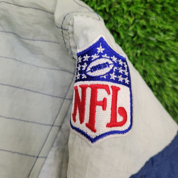 Vintage Dallas Cowboys Anorak Hooded Jacket Medium 24x26 Baggy Oversized 90s - Picture 10 of 16